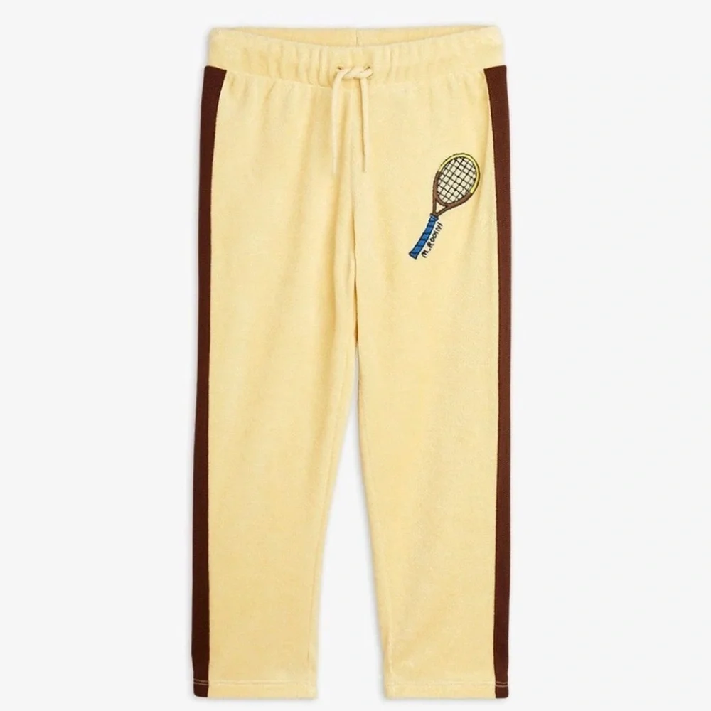 Mini Rodini Tennis Embroidered Half Zip Sweatshirt & Sweatpants Set 1.5-3 YRS